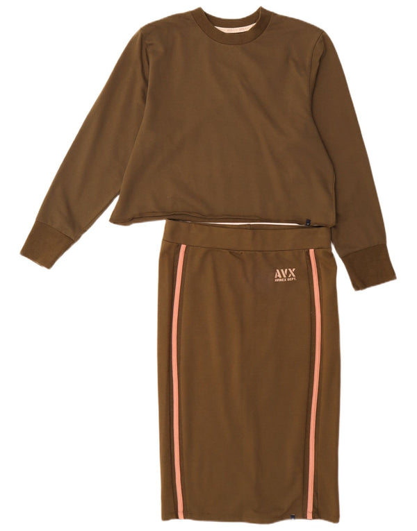 Set gonna 2 pezzi da donna Avirex UK 12 medio W30 cotone kaki