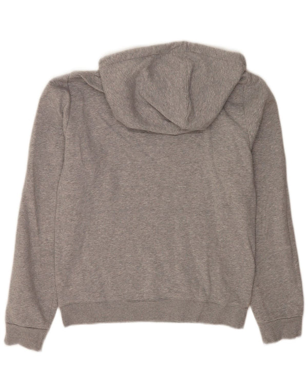 Felpa con cappuccio grafica da uomo Reebok XS in cotone chiazzato grigio