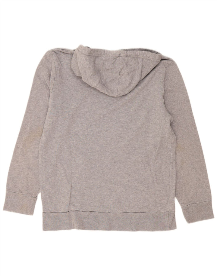 Maglione con cappuccio grafico da uomo Levi's in cotone chiazzato grigio medio