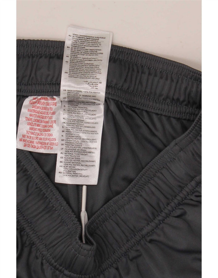 Pantaloncini sportivi Adidas Aeroready da ragazzo 15-16 anni in poliestere grigio