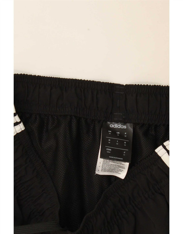 Pantaloncini sportivi da uomo Adidas medi neri in poliestere