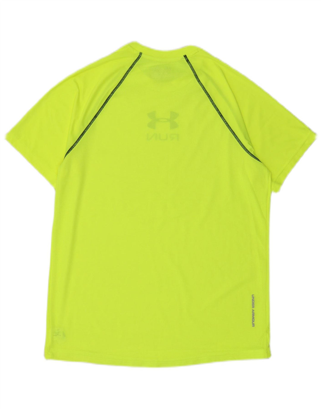 T-shirt grafica da uomo UNDER ARMOUR Heat Gear Top in poliestere verde medio