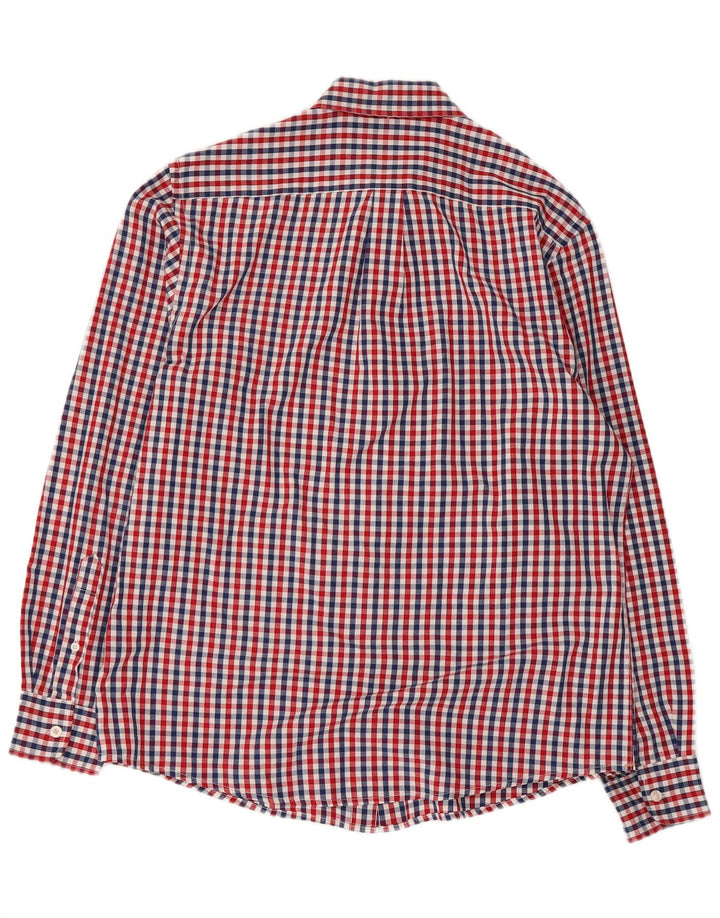 Camicia da uomo Dockers in cotone a quadretti rosso medio
