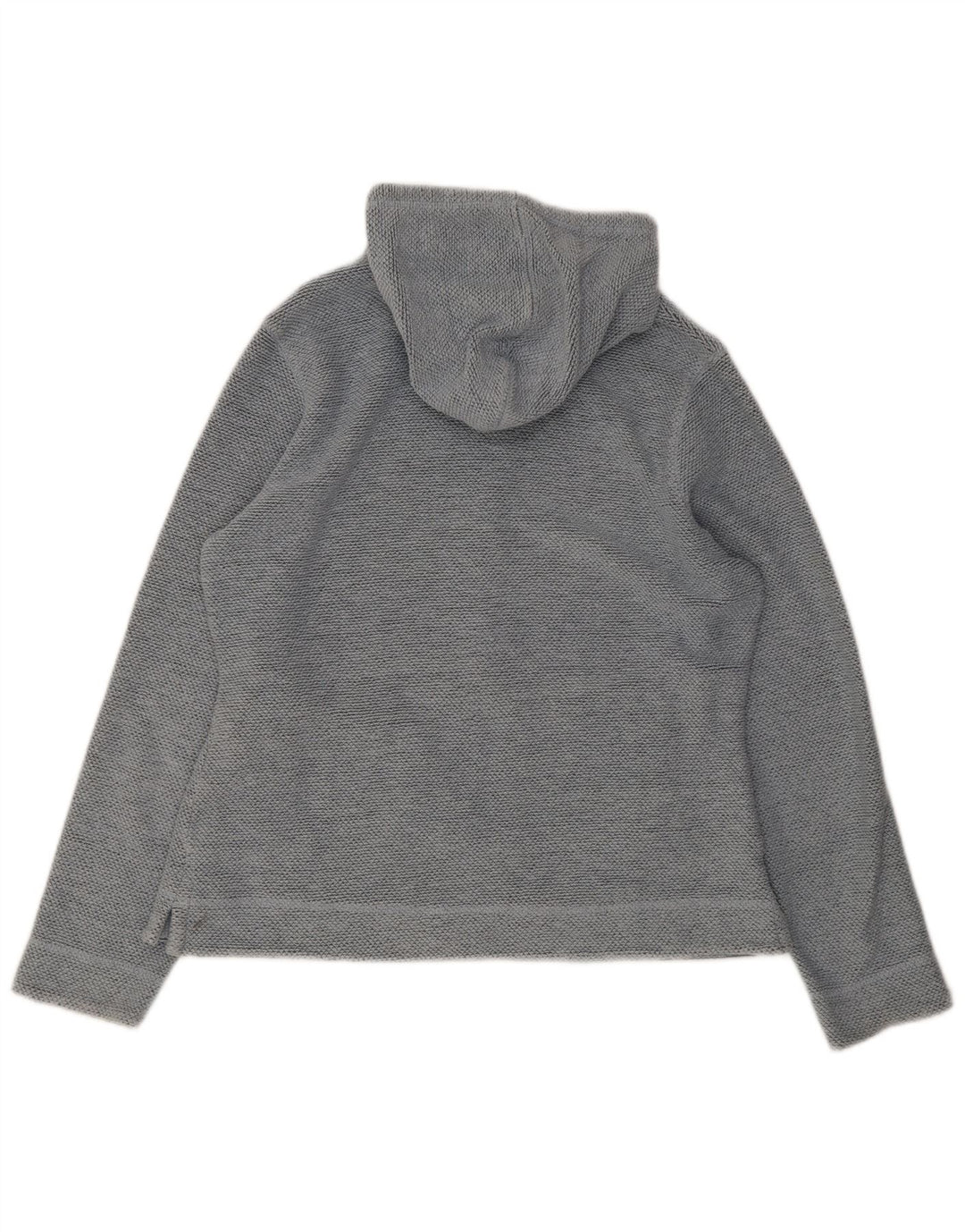 Maglione con cappuccio e zip da donna Weird Fish UK 14 Cotone blu medio