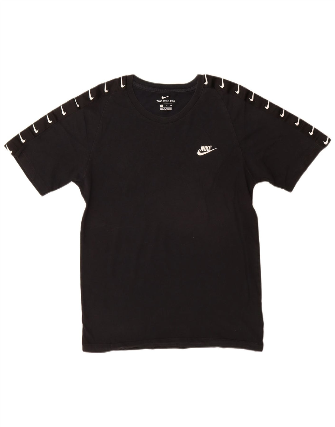 T-shirt grafica da uomo Nike Top Small in cotone nero
