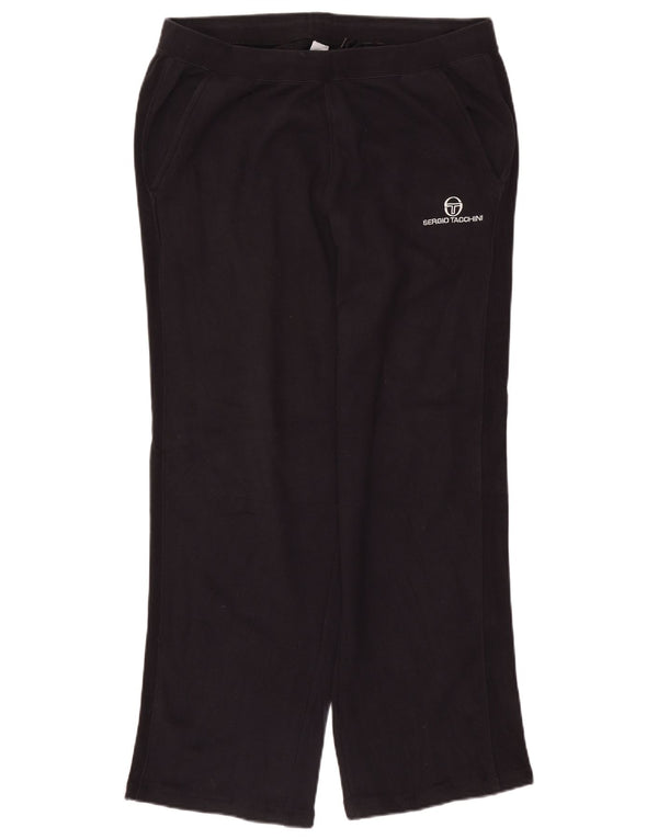 Pantaloni da tuta da donna Sergio Tacchini UK 16 Large Blu Navy in cotone