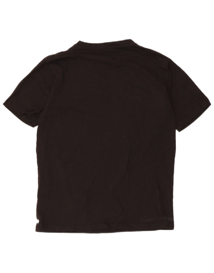 T-shirt da uomo Gas Top in cotone nero medio