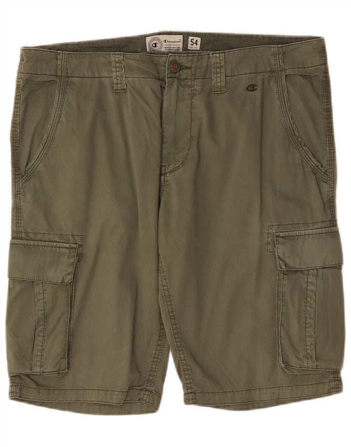 Pantaloncini cargo da uomo Champion IT 54 2XL W38 cotone kaki