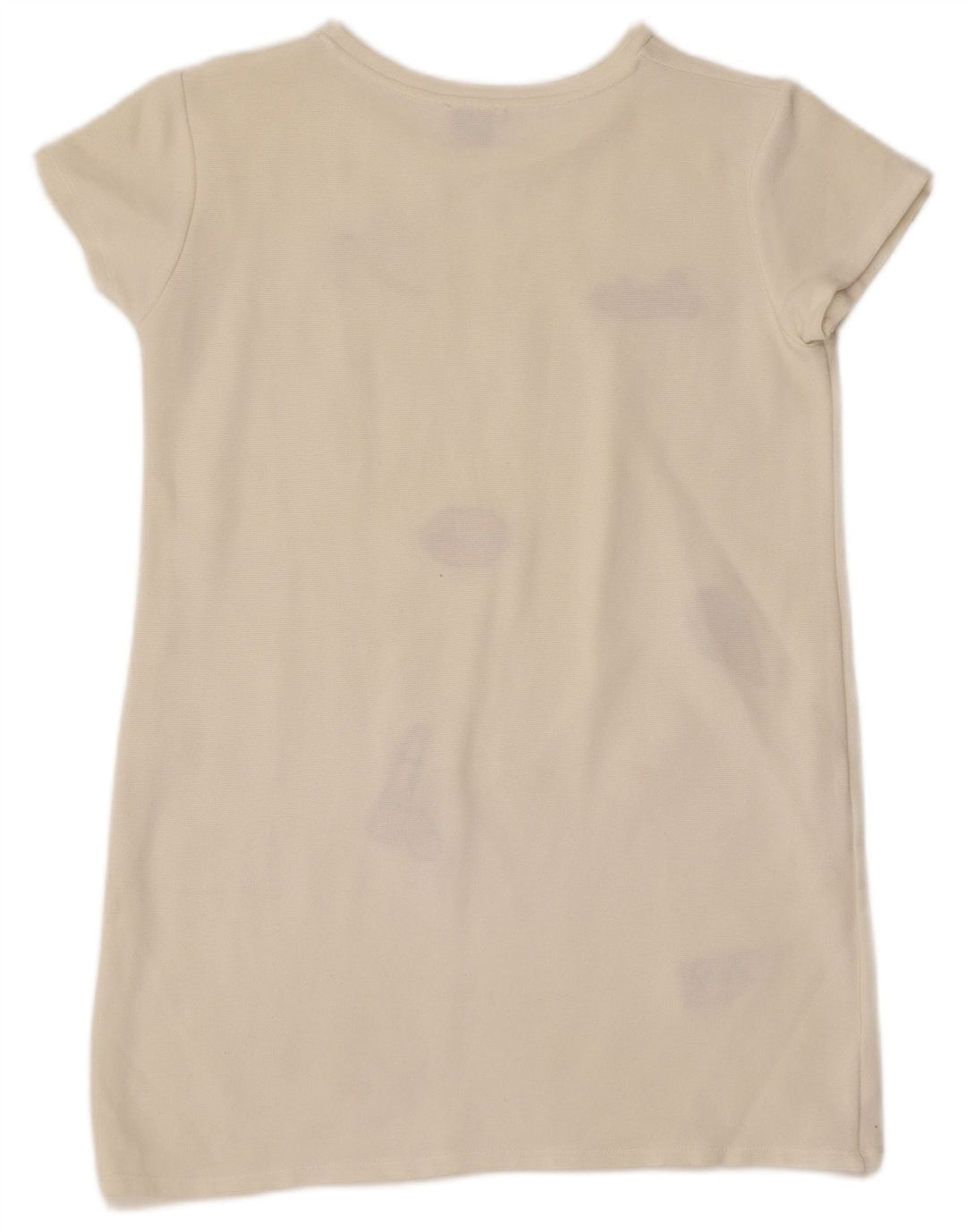 Top tunica Trafaluc da donna Zara UK 10 piccolo bianco sporco