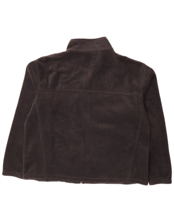 Giacca in pile da uomo COLUMBIA UK 44 2XL Poliestere nero