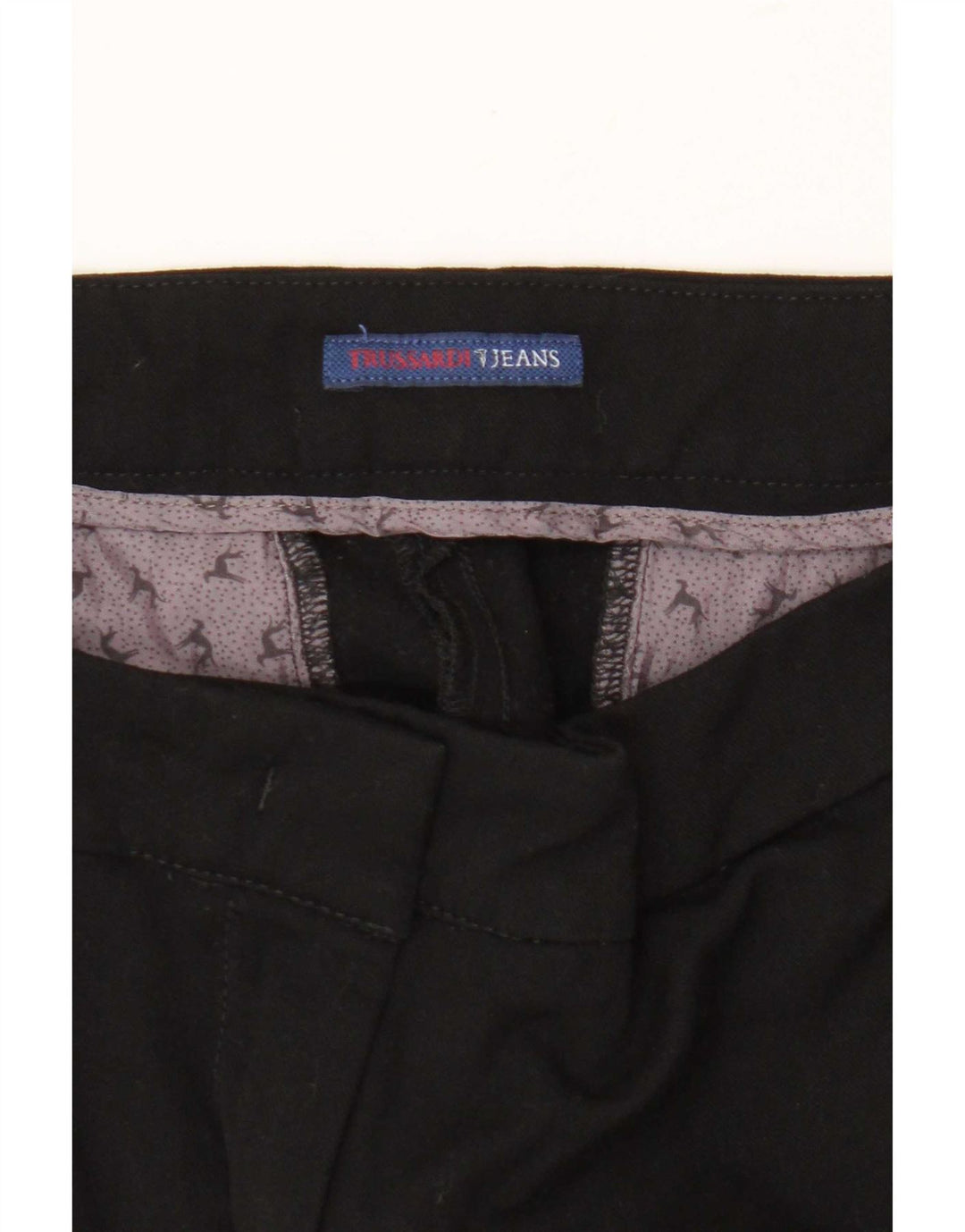 Pantaloni Corti Dritti Donna Trussardi W32 L26 Neri