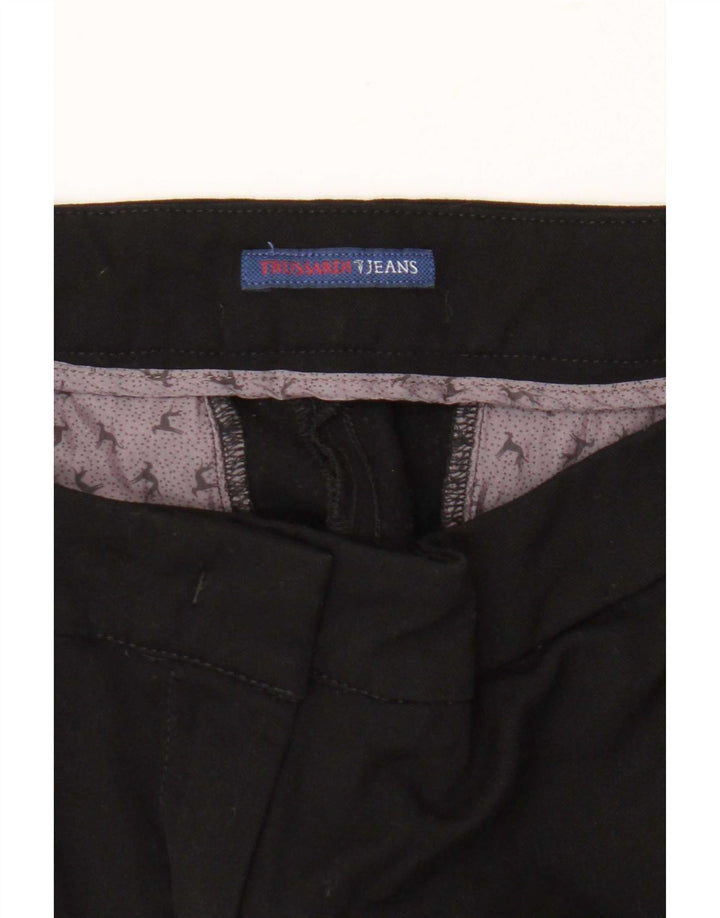Pantaloni Corti Dritti Donna Trussardi W32 L26 Neri