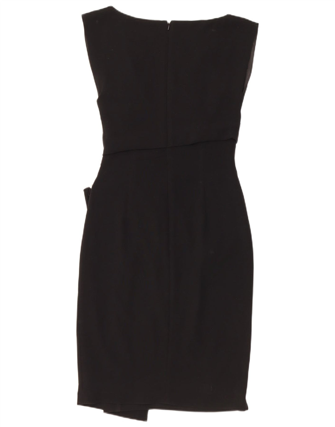 Abito tubino senza maniche Coast da donna UK 8 piccolo triacetato nero