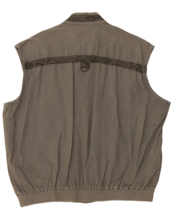 Gilet da uomo vintage UK 42 XL grigio