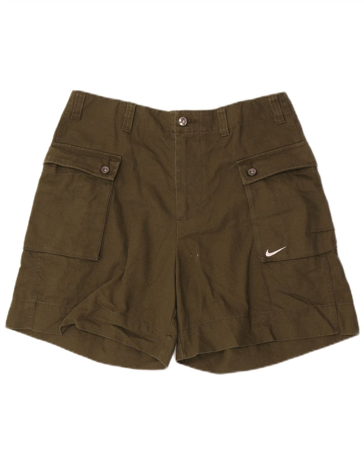 Pantaloncini cargo da uomo Nike W32 cotone kaki medio
