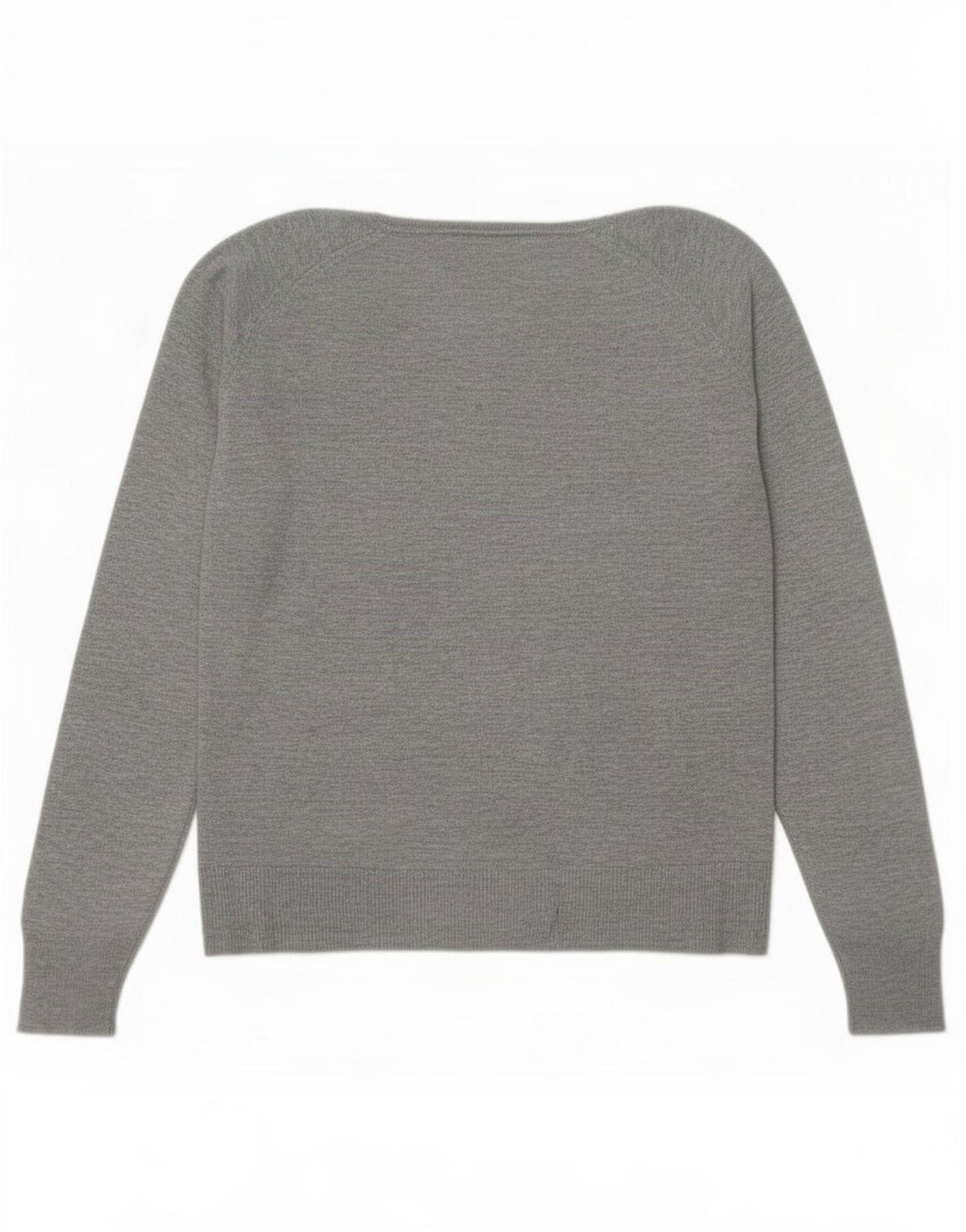 Maglione girocollo oversize da donna Zara UK 14 Viscosa grigio medio