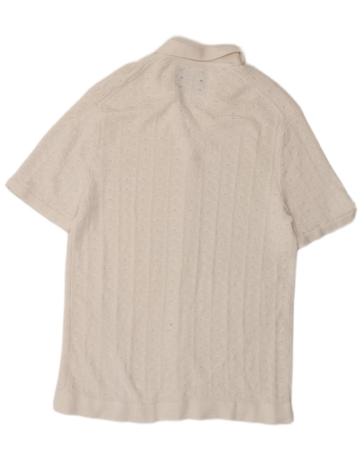 Camicia a maniche corte da uomo Abercrombie & Fitch di colore bianco medio