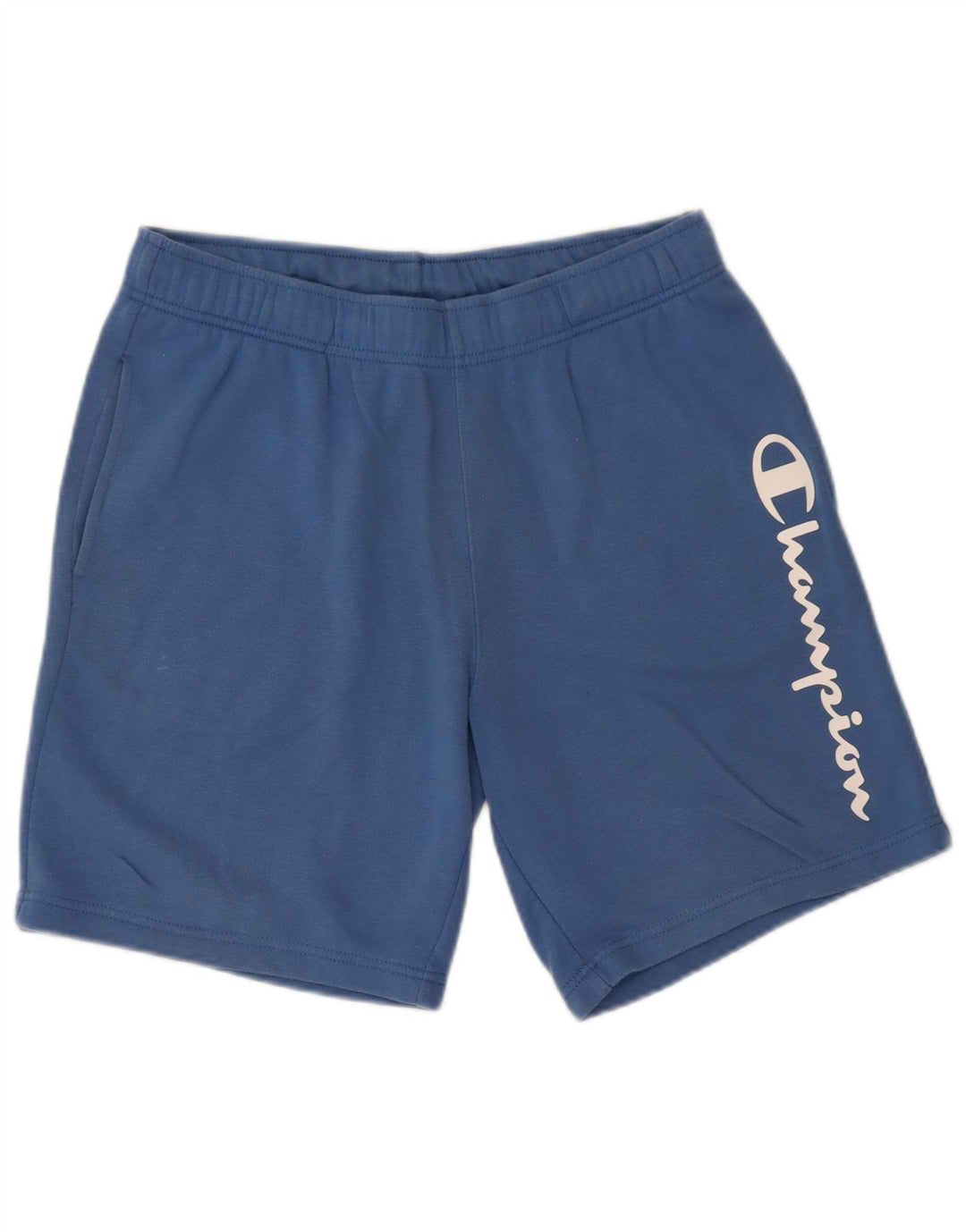 Pantaloncini sportivi grafici da uomo Champion grandi in cotone blu