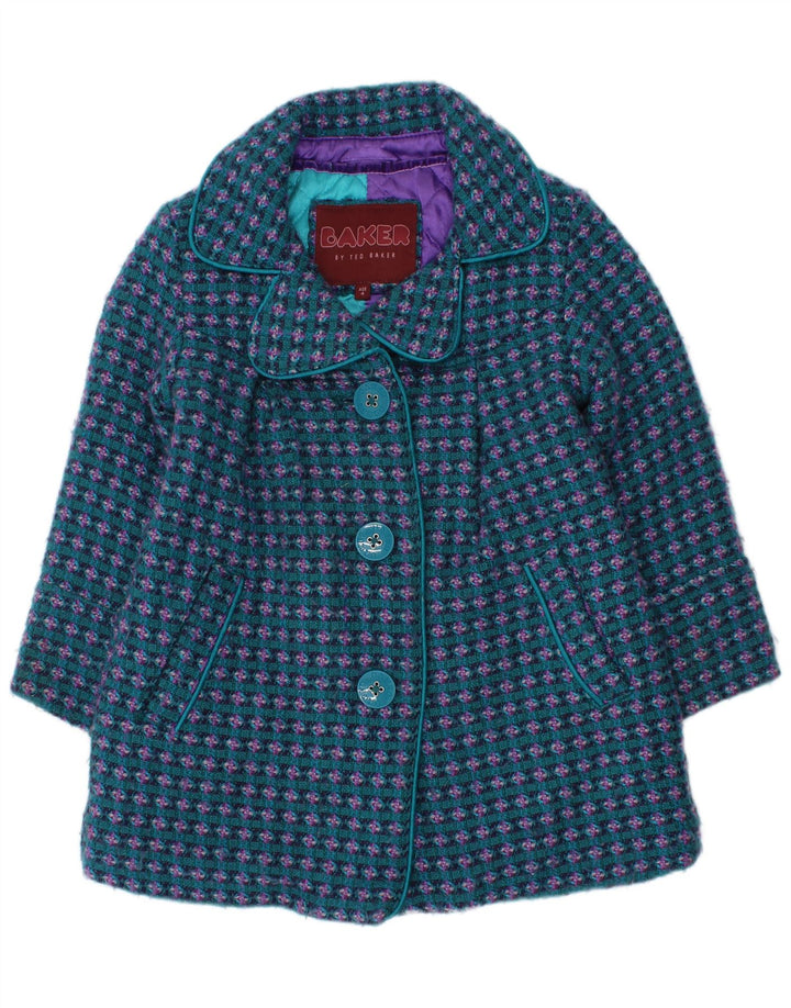 Cappotto per ragazze Ted Baker 3-4 anni in acrilico blu