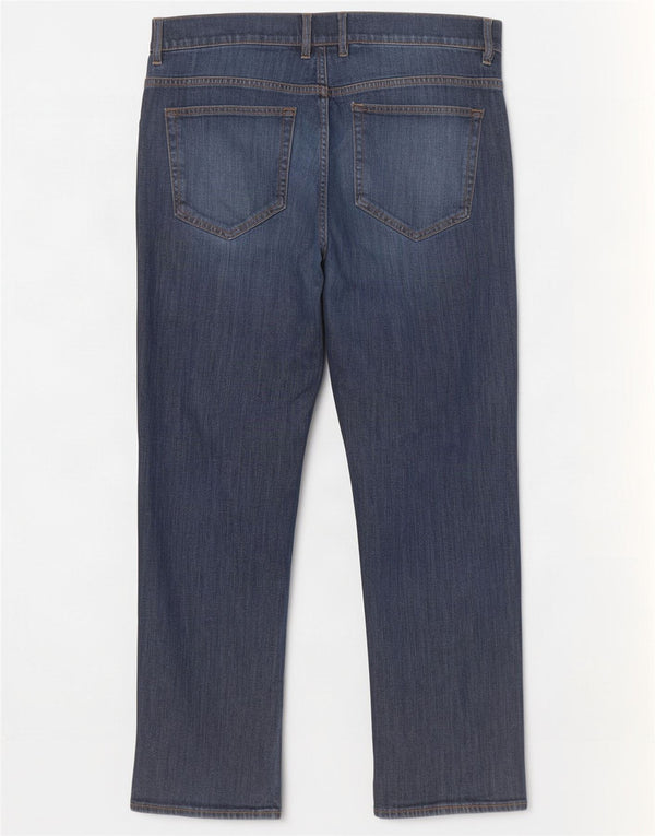 Jeans dritti da uomo vestibilità regolare Gant W34 L30 cotone blu