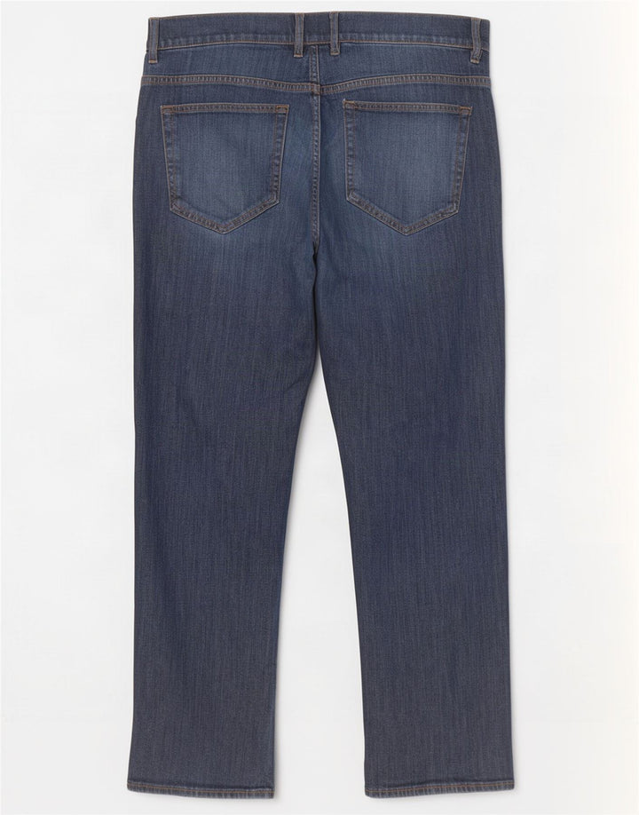 Jeans dritti da uomo vestibilità regolare Gant W34 L30 cotone blu