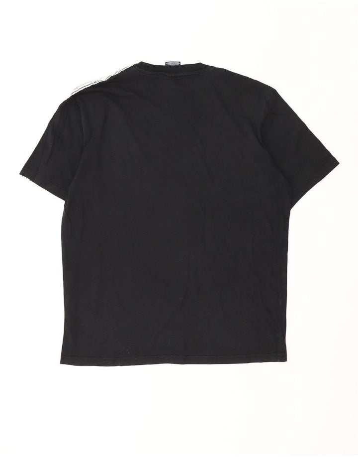 T-shirt grafica da uomo Champion Top grande color block nero