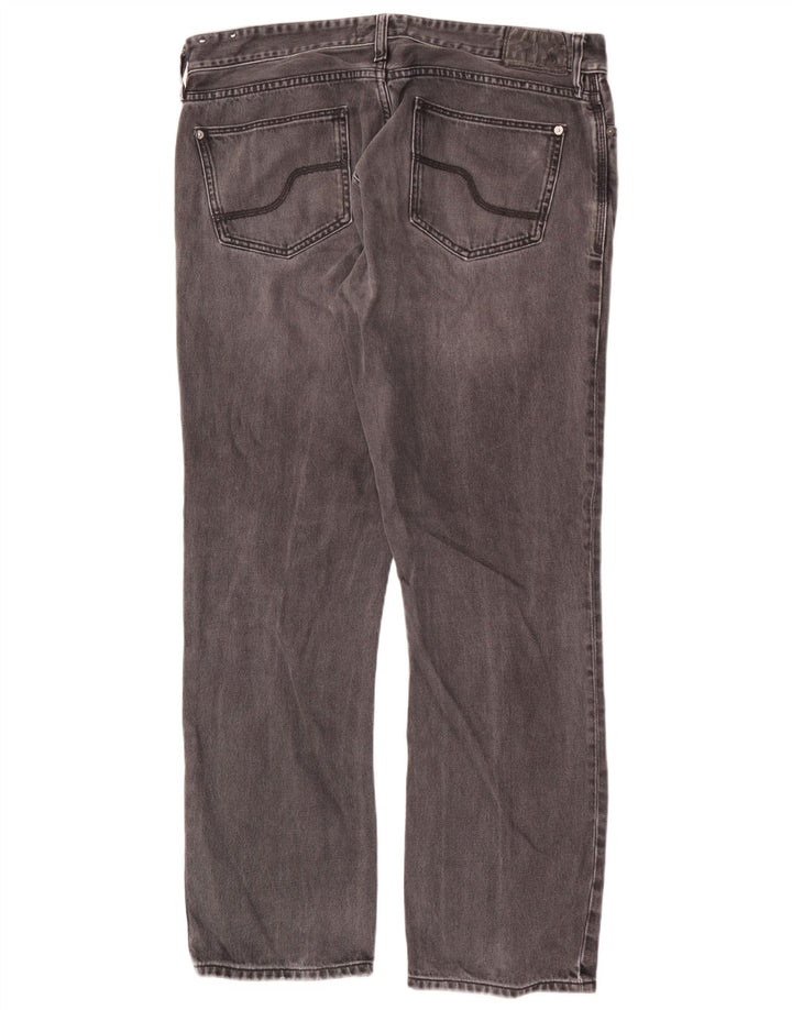 Jeans dritti da uomo Fat Face W36 L31 cotone nero