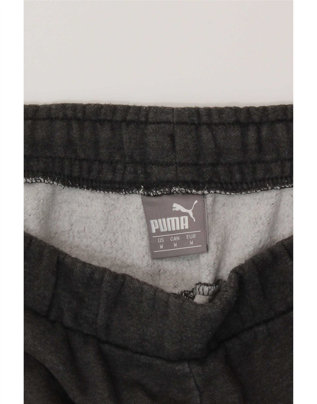 Pantaloni da tuta da uomo Puma in cotone color block grigio medio