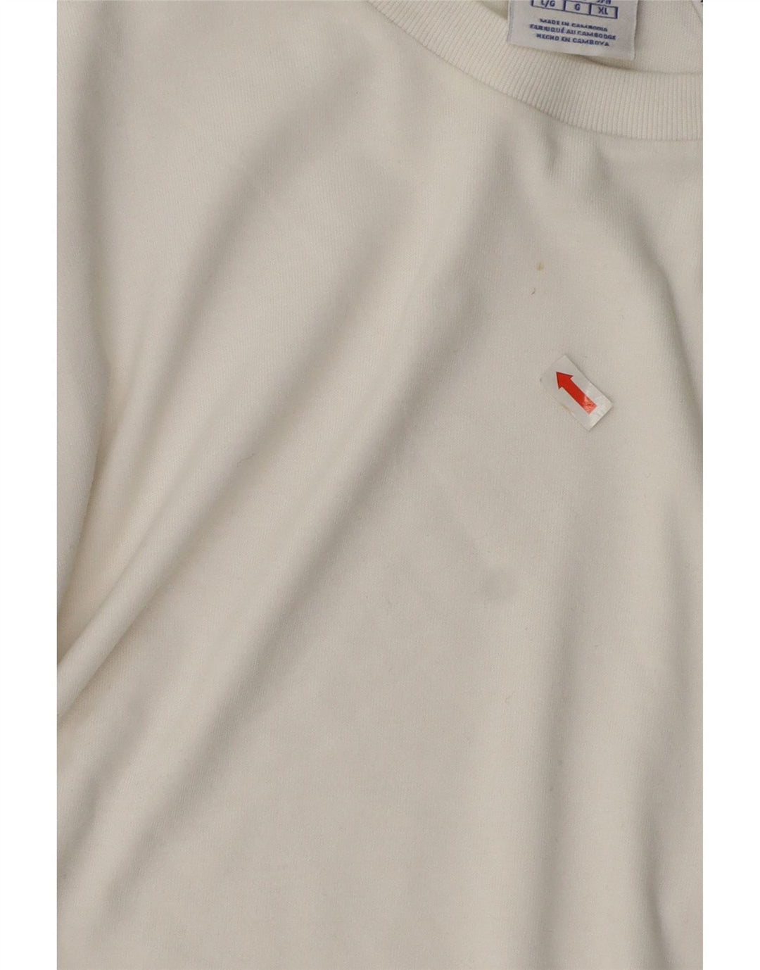 T-shirt da uomo Champion Top grande in cotone bianco
