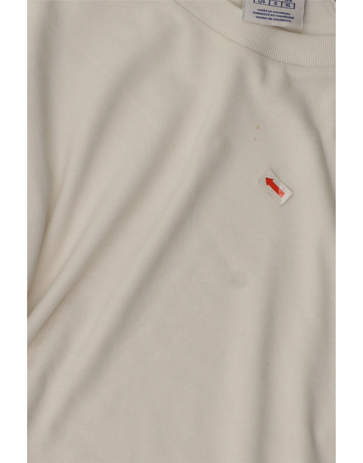 T-shirt da uomo Champion Top grande in cotone bianco