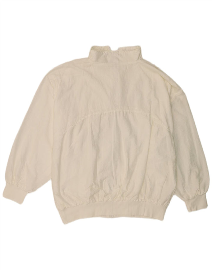 Giacca da ginnastica da uomo Trigema XL in nylon bianco