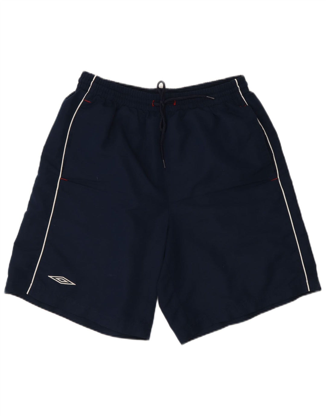 Pantaloncini sportivi grafici da uomo Umbro medio poliestere blu navy