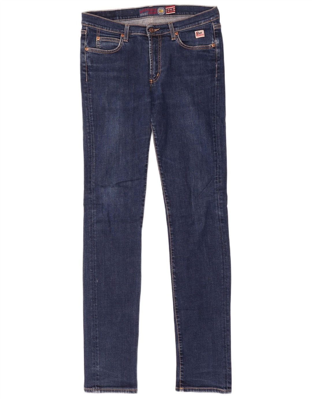 Jeans slim da uomo Roy Rogers W32 L36 cotone blu