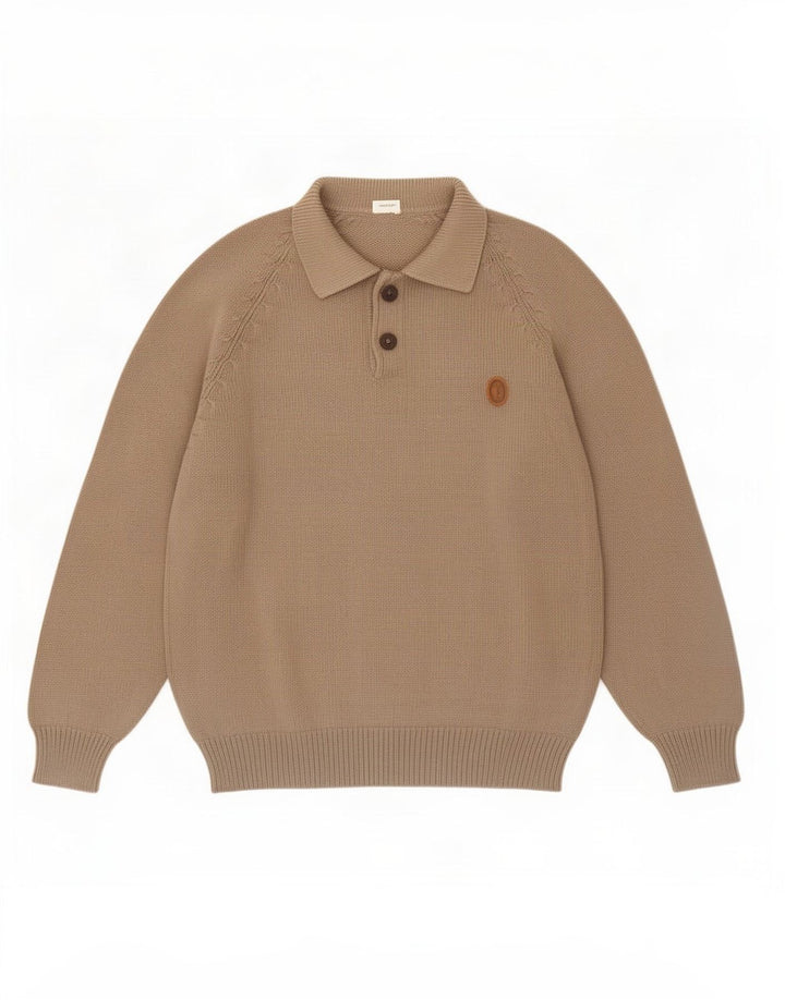 Maglione Maglione Collo Alto Trussardi Uomo Beige Medio
