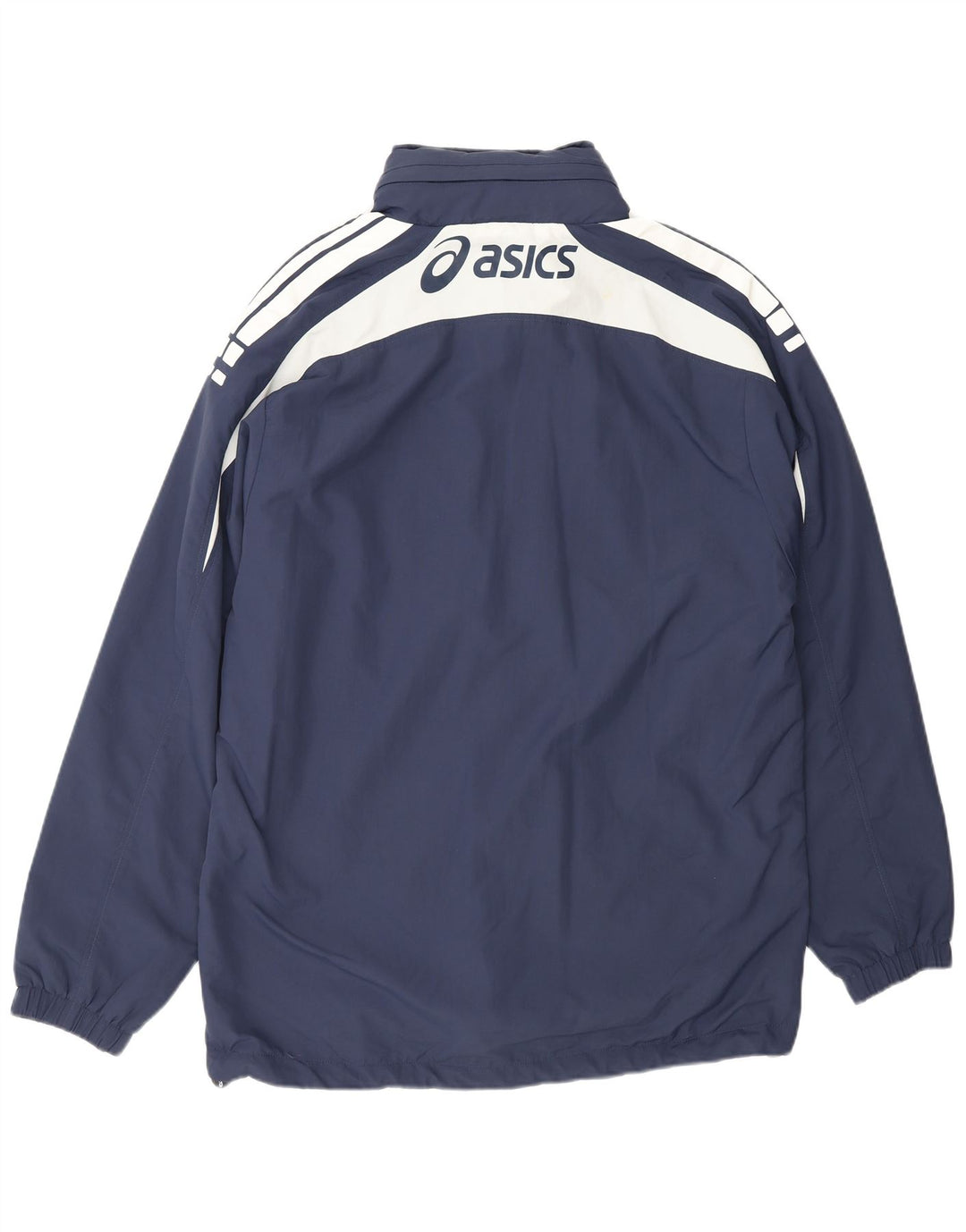 Giacca da tuta grafica ASICS da uomo, colore blu navy medio