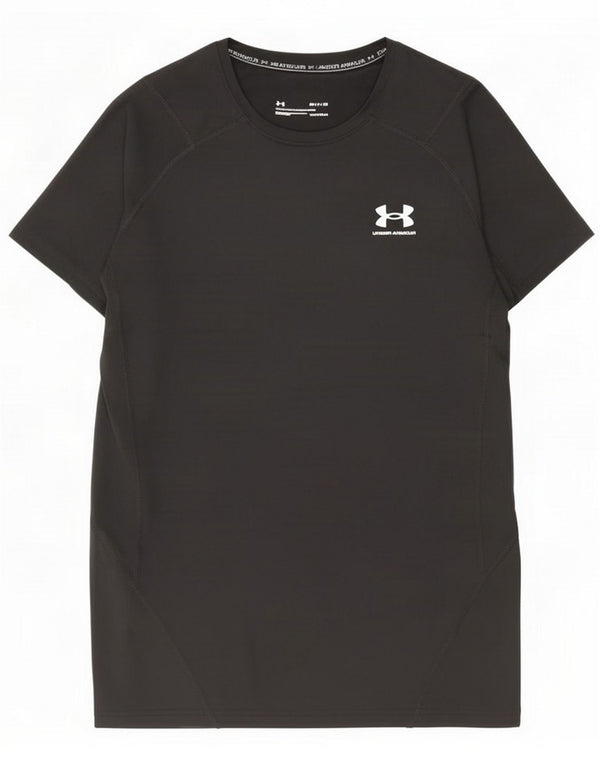 Under Armour Mens Heat Gear T-Shirt Top Small Black
