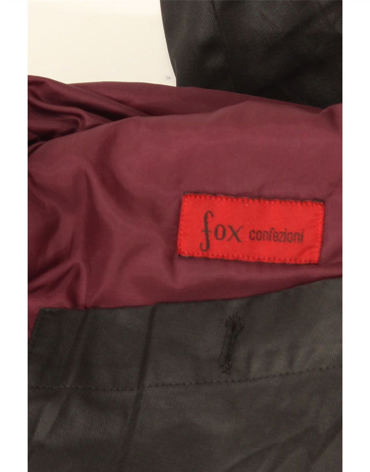 Cappotto vintage da uomo in stile giacca a vento UK 42 XL nero