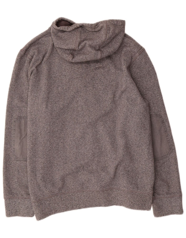 Felpa con cappuccio e zip da uomo Fat Face 2XL in cotone grigio