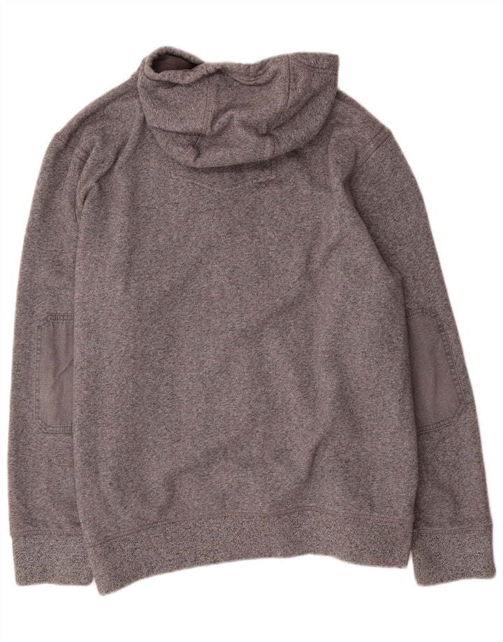 Felpa con cappuccio e zip da uomo Fat Face 2XL in cotone grigio