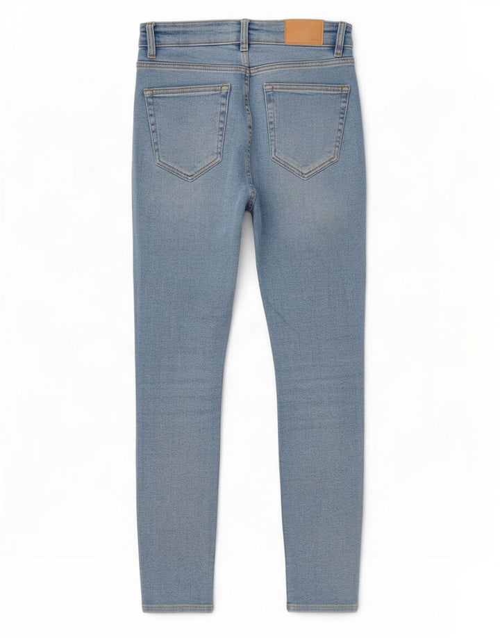 Jeans slim da donna Zara EU 38 piccoli W28 L26 blu