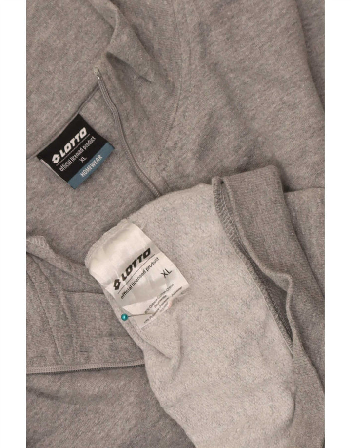 Giacca da tuta da donna Lotto UK 18 XL Cotone grigio