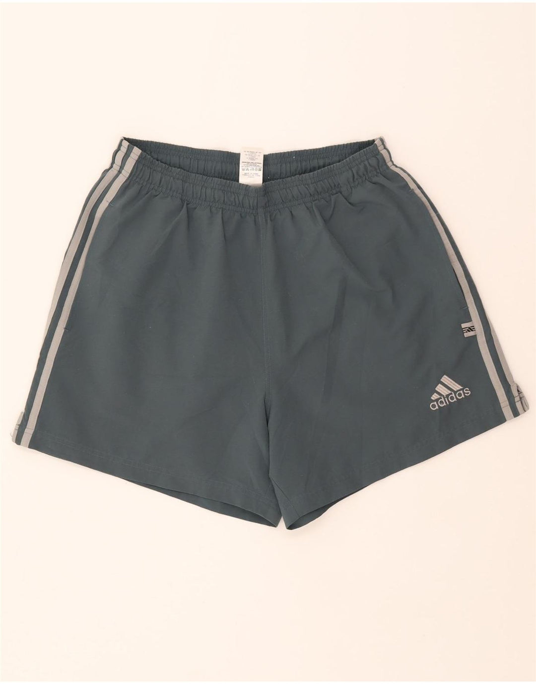 Pantaloncini sportivi da uomo Adidas in poliestere verde medio