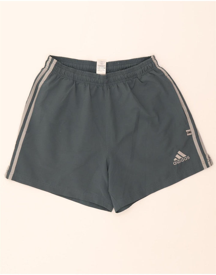 Pantaloncini sportivi da uomo Adidas in poliestere verde medio
