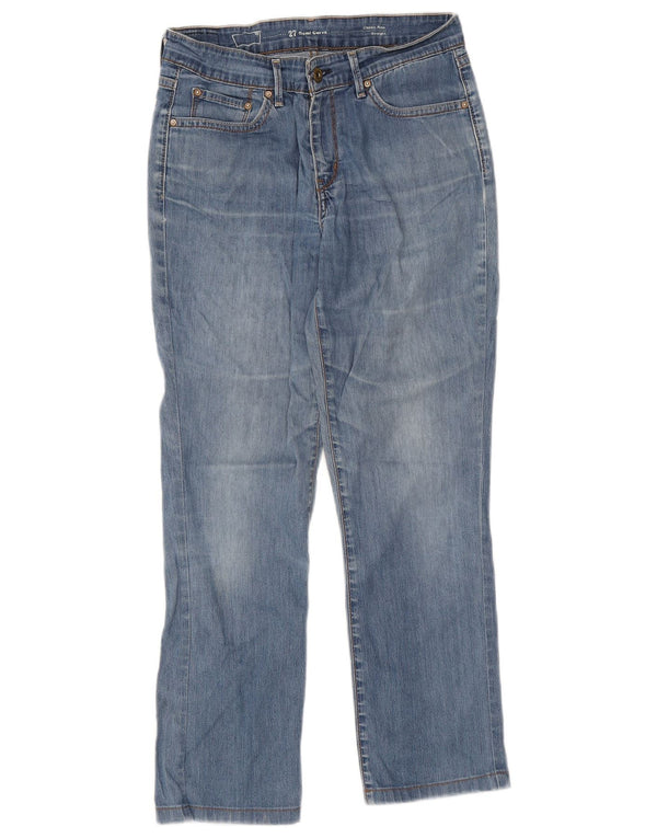 Jeans dritti a vita classica Demi Curve da donna Levi's W27 L26 cotone blu