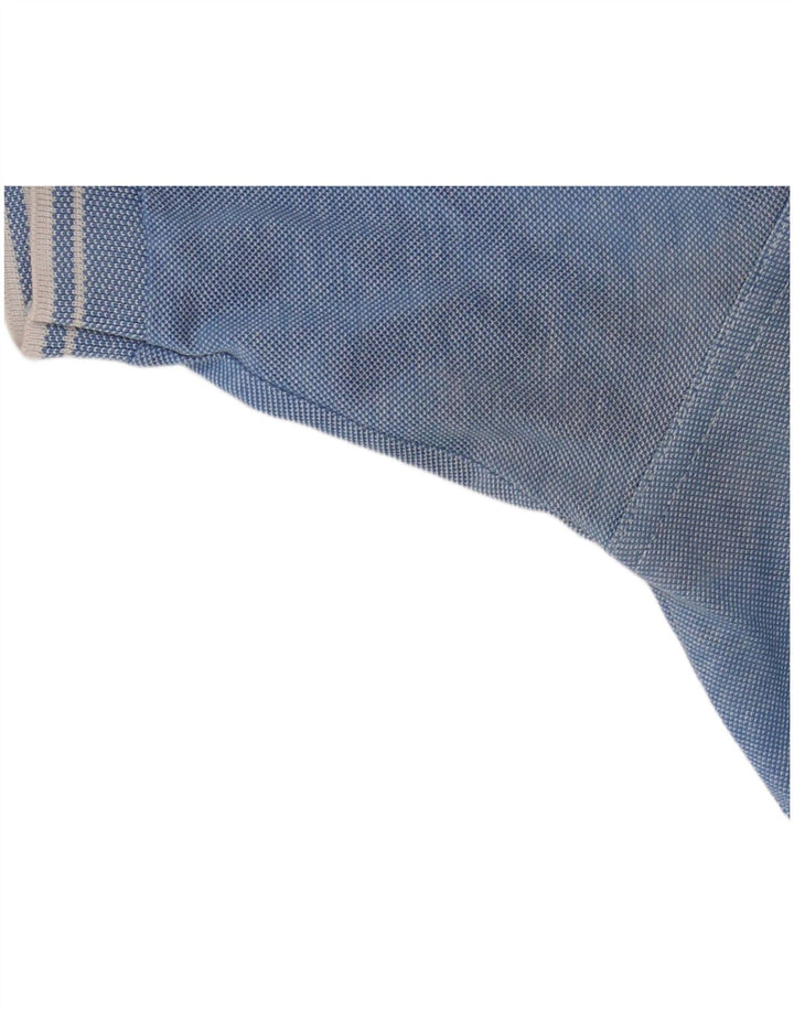 Polo da uomo Paul & Shark blu medio screziato