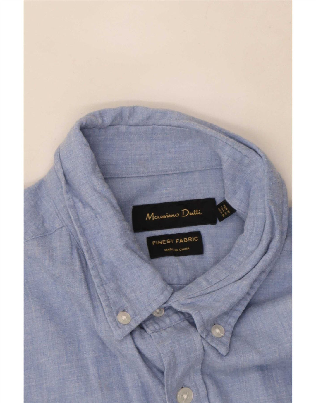 Camicia da uomo Massimo Dutti Blu medio