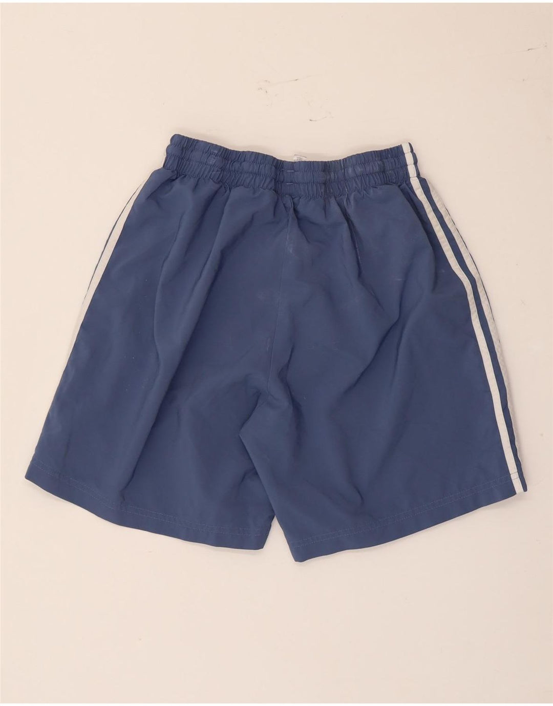 Pantaloncini sportivi da uomo Adidas in poliestere blu medio