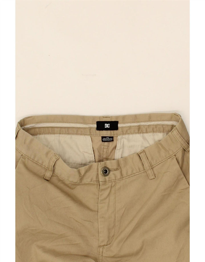 DC Mens Chino Shorts W26 XS Beige Cotton Vintage DC and Second-Hand DC from Messina Hembry 