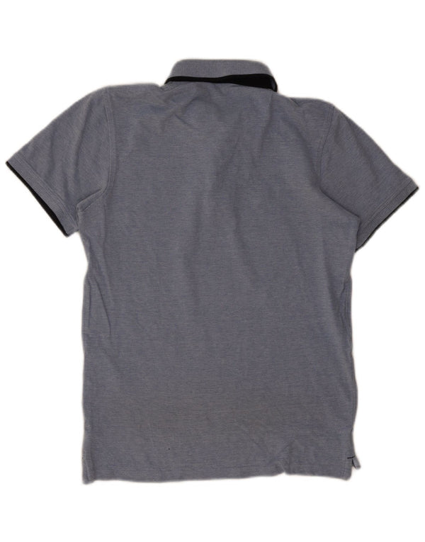 Polo da uomo Jack & Jones piccola in cotone blu