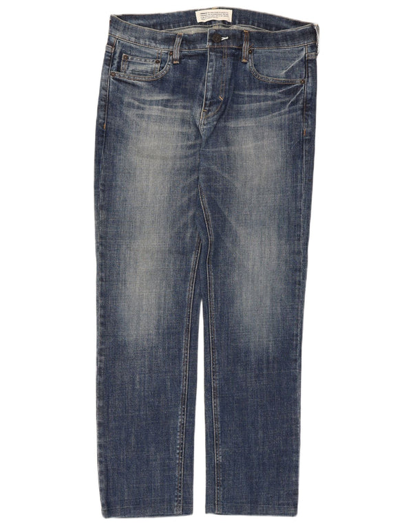 Jeans dritti da uomo Adidas W32 L29 cotone blu